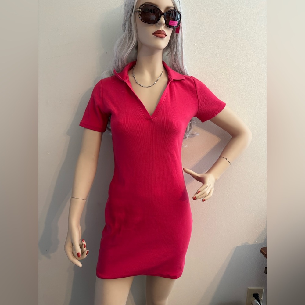 Zara Vneck tshirt dress